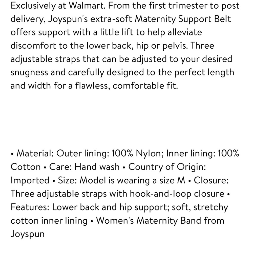 Joyspun Maternity Belt New in package XL-2XL 16-20. Bundle & $AVE - Picture 3 of 4